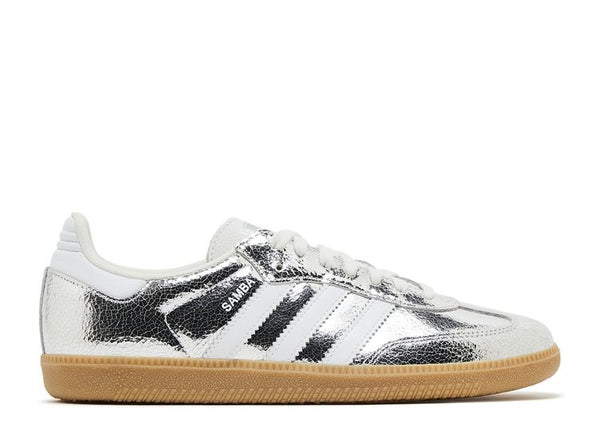 Wmns Samba OG 'Silver Metallic Cracked Leather'