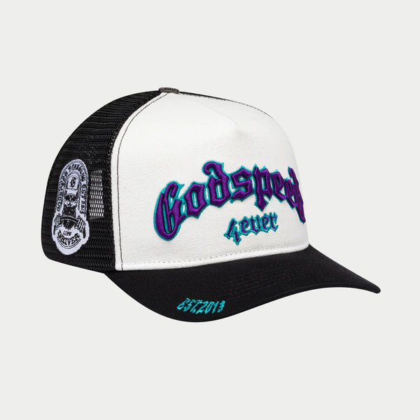 GS Forever Trucker Hat (Teal/Purple)
