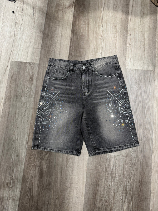 Black Wash Stellar Jorts