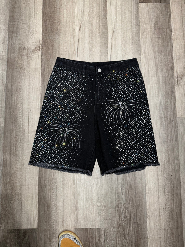 Black Firework Jorts