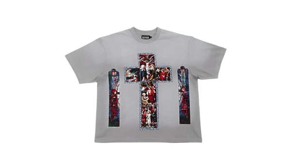 Washed Grey Sacred Glass Tee