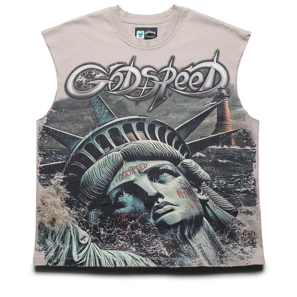 Godspeed New York Sunken Liberty 2 Sleeveless Tee