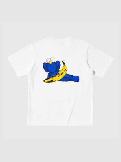 KAWS X Warhol Banana Tee